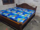 New 6*6 (72*72) Teak King Arch Bed and Dl Mattresses