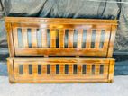 New 6*6 (72*72) Teak King Box Bed