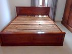 New 6*6 (72"*72") Teak King Box Bed