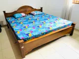 New 6*6 72*72 Teak King Size Bed and DL Mattresses