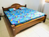 New 6*6 72*72 Teak king size bed and DL Mattresses .