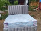 New 6*6 Cushion Divan Bed And Spring Mattresses .