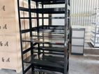 New 6x3 Classic Steel Open Black Rack