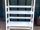 New 6x3 Classic Steel White Open Racks