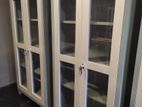 New 6x3 Glass Steel Office Cupboard Finishing (A8)