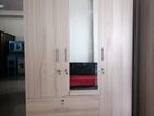 New 6x4 Ft Hash Colour Cupboard 3 Door with Drawer Wardrobe