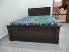 New 6x4 Teak Box Bed With Arpico Hybrid Mattress (M6)