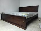 New 6x6 Teak Bes Box Bed with Arpico Spring Mettress 7 Inches