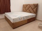 New 72*60 Queen Cushion Divan Bed Arpico Spring Mattress
