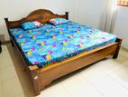 New 72*72 6*6 Ft Teak king size bed and DL Mattresses .