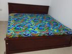 New 72"*72" 6*6 Teak Box King Bed and Arpico Hybrid Mattresses