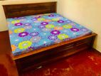 New 72"*72" (6*6) Teak Box King Bed and DL Mattresses