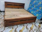 New 72"*72" 6*6 Teak king box bed .
