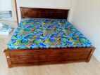 New 72"*72" King Box Bed and Arpico Hybrid Mattresses 6*6