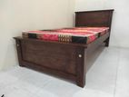 New 72x36 Teak Box Bed With Arpico Hybrid Mettress (Dd22)