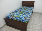 New 72x36 Teak Box Bed With Arpico Hybrid Mettress (Kk6)