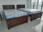 New 72x36 Teak Box Bed With Arpico Spring Mattress (Bb8)