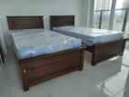 New 72x36 Teak Box Bed With Arpico Spring Mettress 7 Inches (Kkk1)