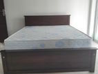 New 72x60 Teak Box Bed With Arpico Spring Mattress 7 Inches (Zz30)