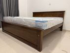 New 72x72 Teak Box Bed With Arpico Spring Mettress 8 Inches (Hh30)