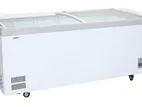 New Abans 1051L Glass Top Chest Freezer
