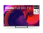 New Abans 43" Full HD LED TV Frameless (2025)