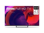 New Abans 43" FULL HD LED TV Frameless