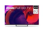 New Abans 43" Full HD LED TV Frameless