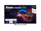 New Abans 43" inch Smart Android FHD LED TV Frameless
