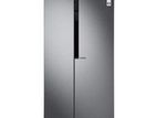 New Abans 471L Side-By-Side Digital Inverter Refrigerator - Silver