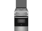 New Abans 50cm 4 Standing Cooker Stainless Steel with Oven Safety