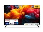 New ABANS 55 inch 4K UHD Smart LED Frameless Android TV