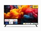 New Abans 55" inch UHD Smart Android 4K LED TV Frameless (2024)