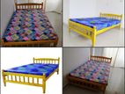 New Actonia 72x48 Double Bed With Layer Mattresses
