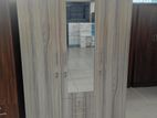 New Amrican Ash White Melamine Wardrobes with Mirror