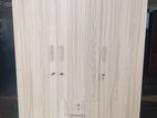 New Ash White 3 Door Melamine Wardrobes .