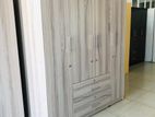 New Ash White 4 Door Large Melamine Wardrobes