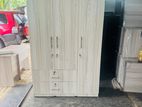 New Ash White Melamine 3 Door Cupboard .