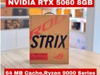 New ASUS ROG STRIX G16 RYZEN 9-9955HX RTX 5060/8GB VGA GAMING Laptop