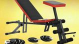 New Bench Dumbbell Weight Plate Set ✅ 90-Degree Angle Function