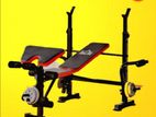 New Bench Dumbbell Weight Plate Set Home Gym