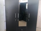 New Black Colour 3 Door Cupboard 6*4 Wardrobe
