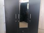 New Black Colour 3 Door Wardrobe 6*4 Cupboard