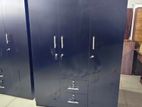 New Black Colour 3 Door Wardrobe 6*4 Cupboard