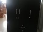 New Black Colour 3door Cupboard / Wardrobe (6 X 4 Ft)
