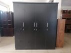 New Black Colour 6 X 5 Ft Width 18" 4 Door Wardrobe Cupboard large