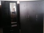 New Black Colour Dressing Table with 3 Door Cupboard