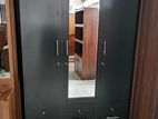 New Black Colour Melamine Cupboard 3 Door Wardrobe 6 X 4 Ft