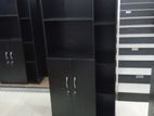 New Black Melamine book cupboard with lookers .