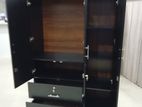 New Black / Melamine Wardrobes 3 Door